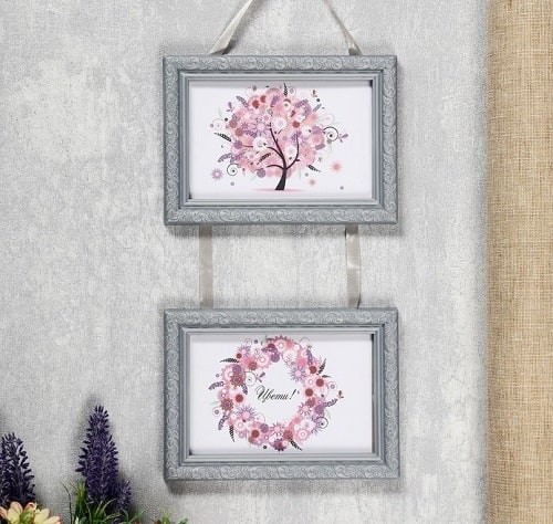 Фоторамка на тесьме L-2 Серебро