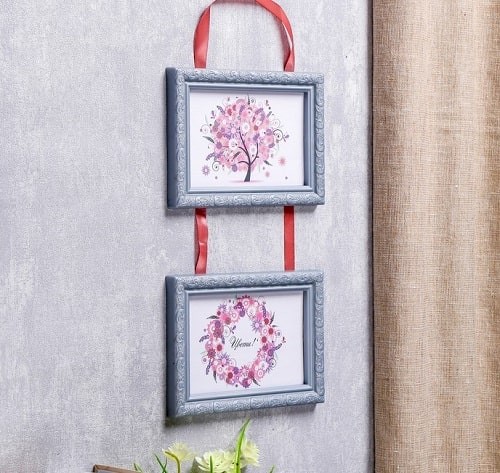 Фоторамка на тесьме L-2 Серебро