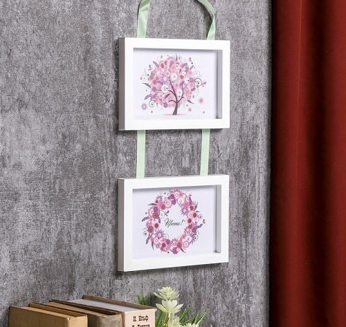 Фоторамка на тесьме L-4 Белый