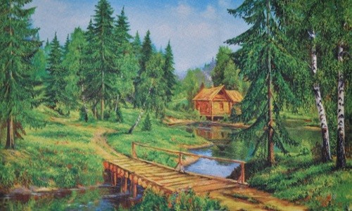 r668 Печатный гобелен