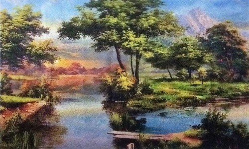 r595 Печатный гобелен