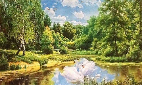 r677 Печатный гобелен