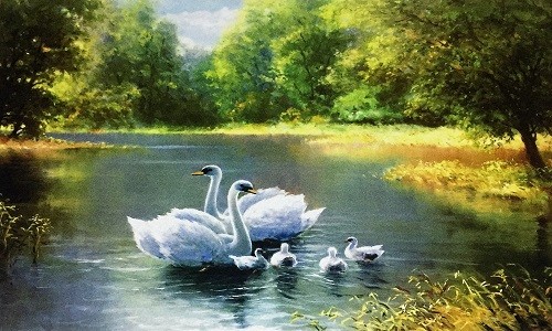 r754 Печатный гобелен